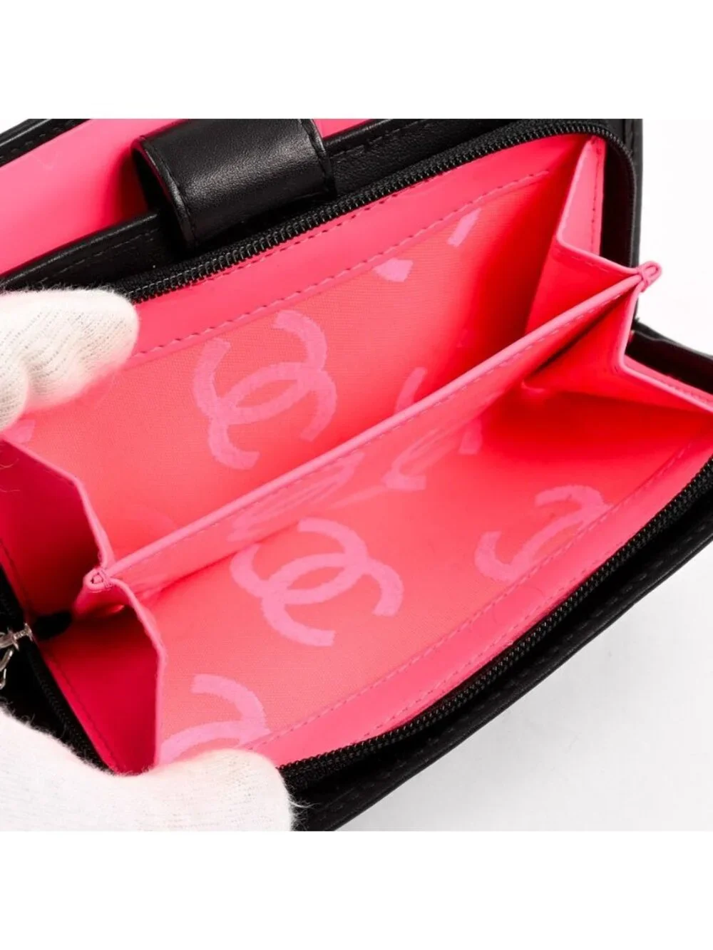 Chanel Bifold Wallet Cambon Line